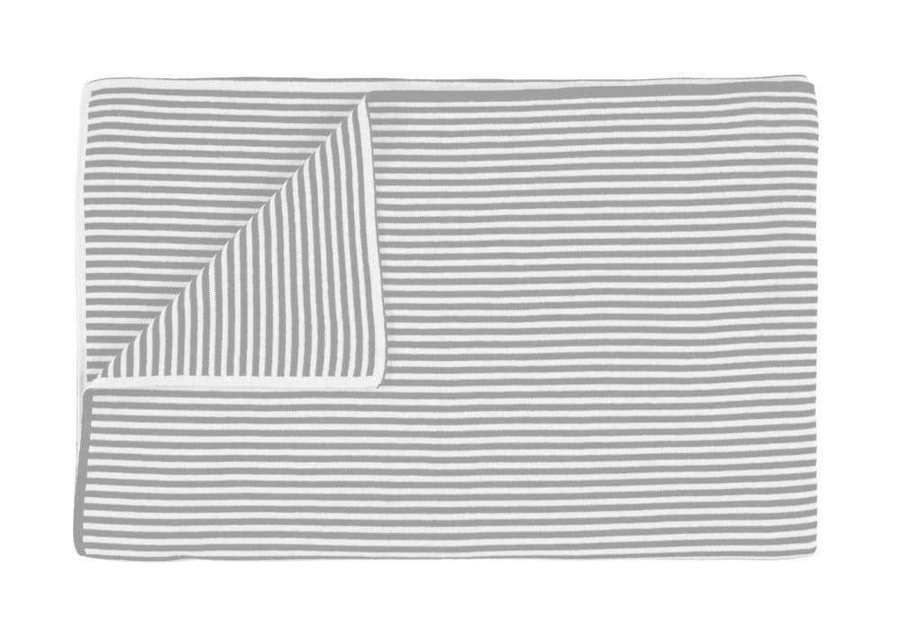 Marc O'Polo Arvid Pläd 100% Bomull 130x170 cm Grey/ Chalk