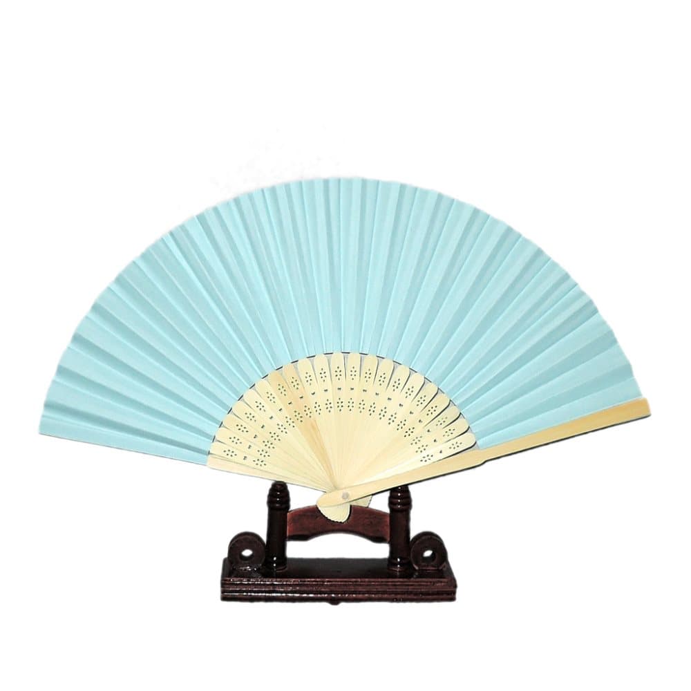 Hand fan - Wood base with hard paper