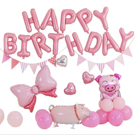 Balloon Bow Kit Pink Pink