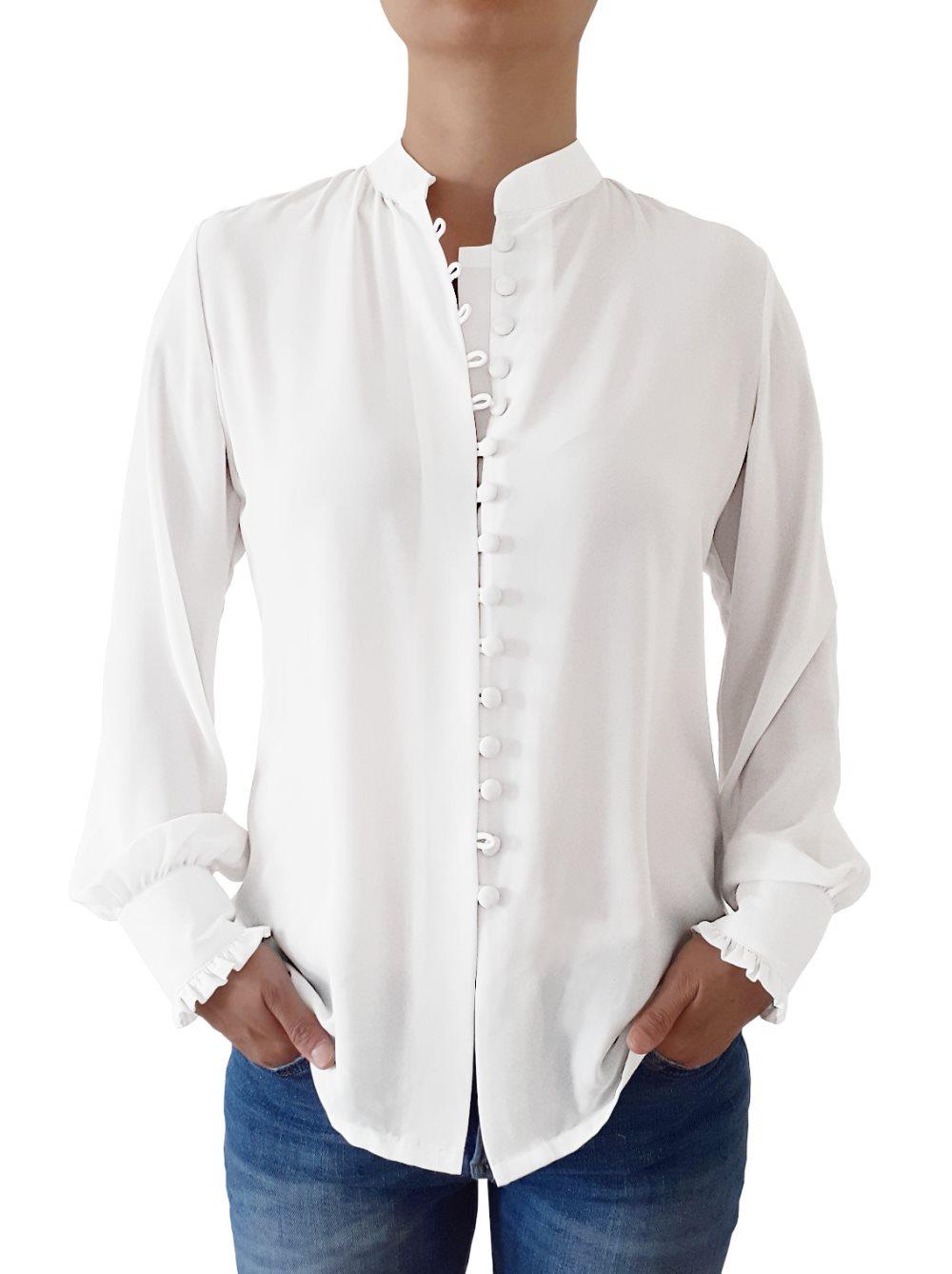Tailor Concept Scandinavia Blouse, White Pusero