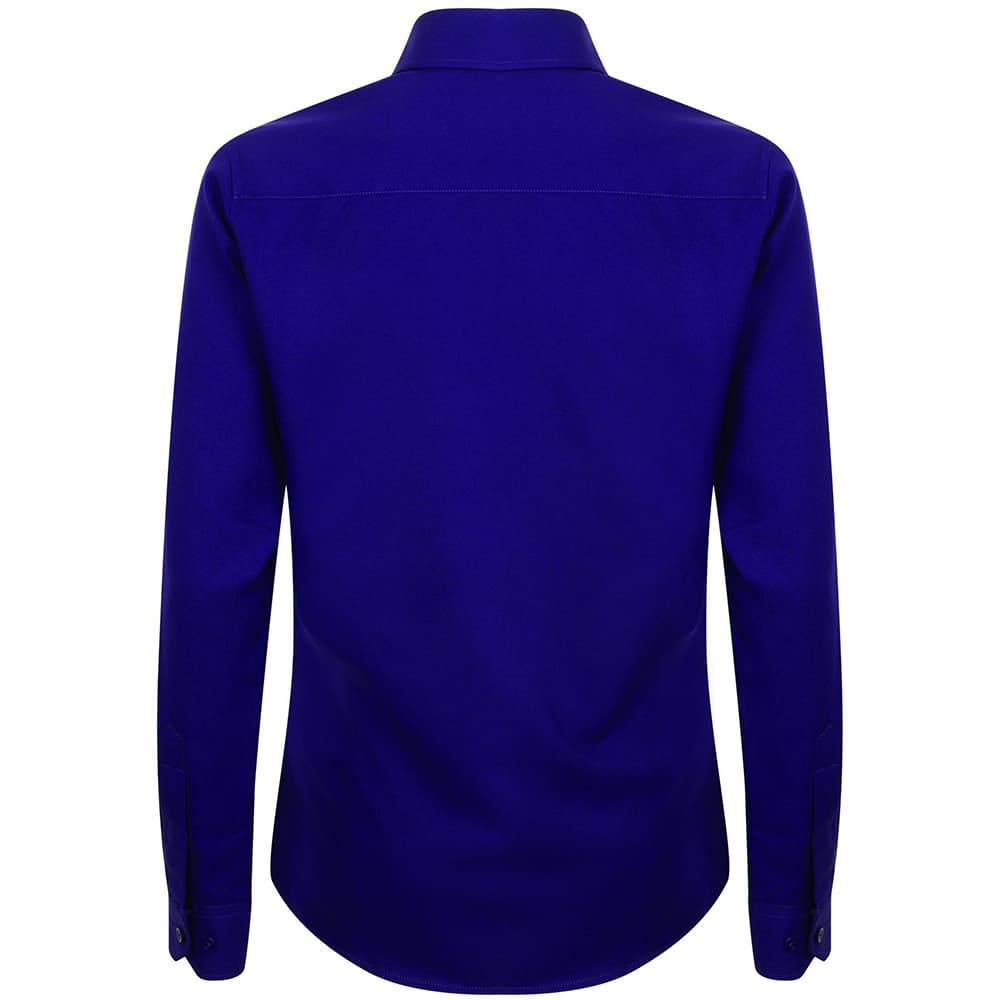 Henbury Womens/Ladies Wicking Long Sleeve Work Shirt