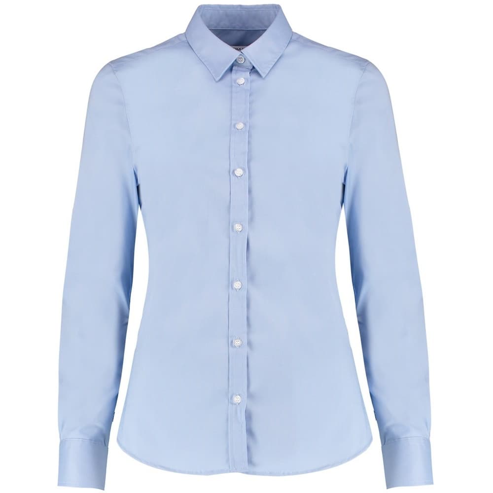 Kustom Kit Dam / Långärmad skräddarsydd Oxford-skjorta för damer / damer
