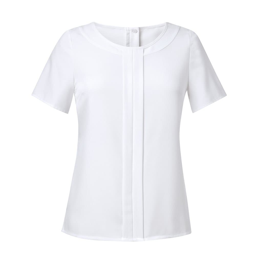 Brook Taverner Womens/Ladies Felina Crepe De Chine Short Sleeve Blouse