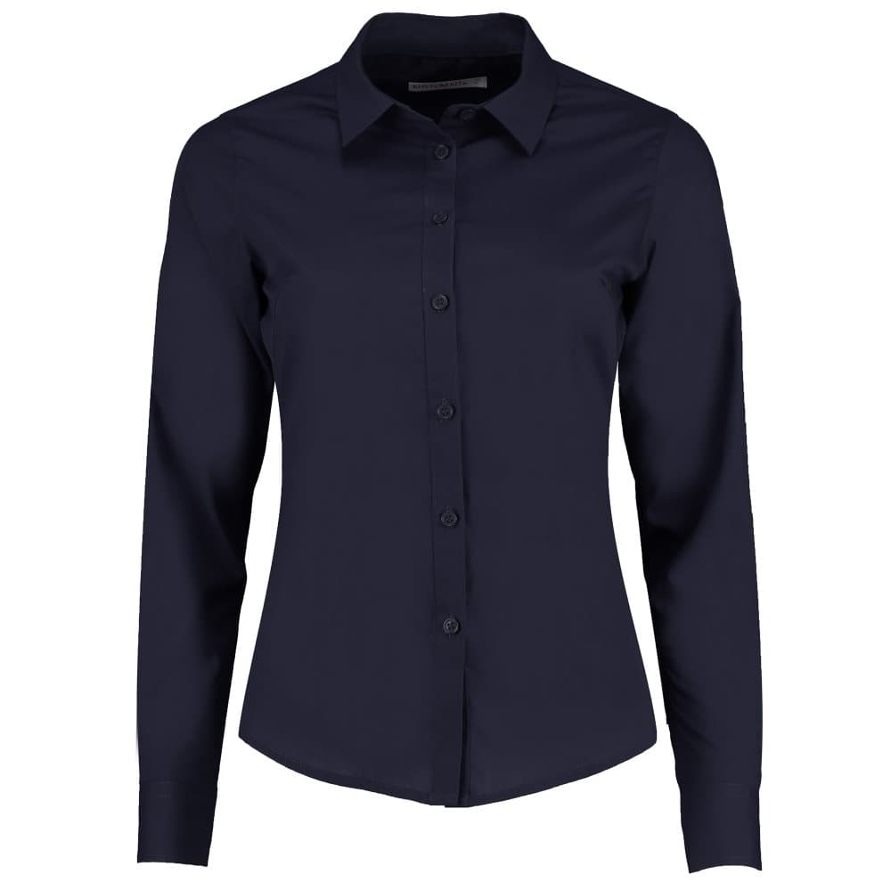 Kustom Kit Womens/Ladies Long Sleeve Poplin Shirt