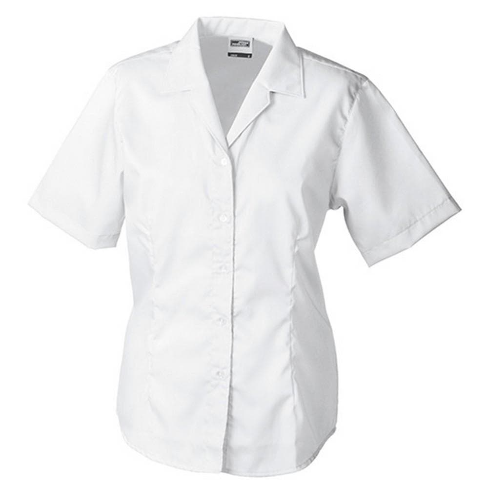 James and Nicholson Womens/Ladies Short Sleeve Business Blouse