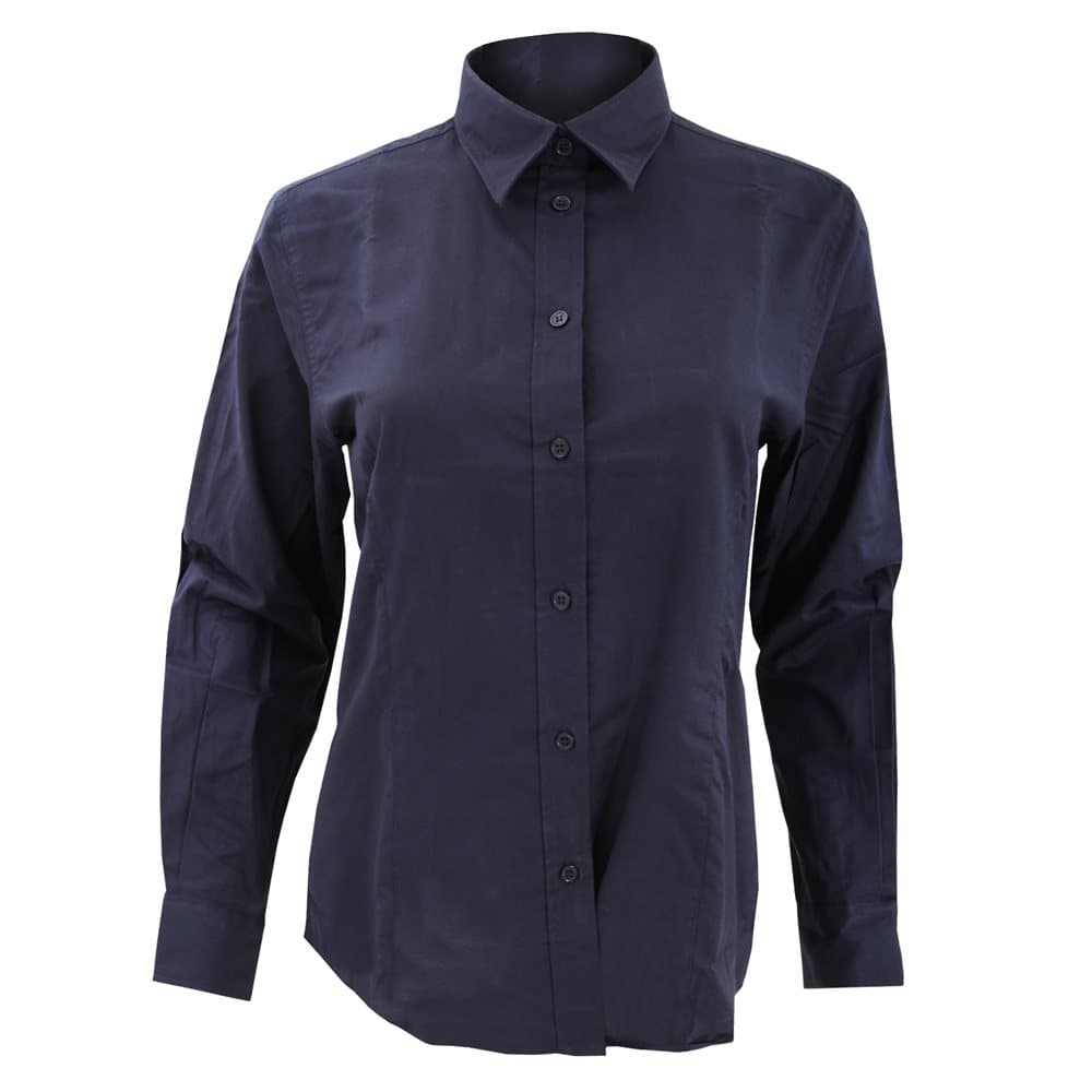Kustom Kit Ladies Workwear Oxford Long Sleeve Shirt