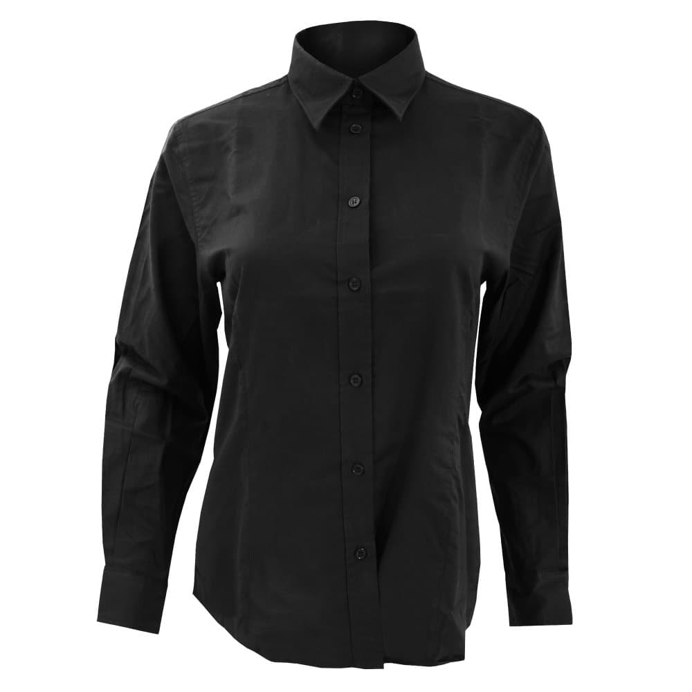 Kustom Kit Ladies Workwear Oxford Long Sleeve Shirt