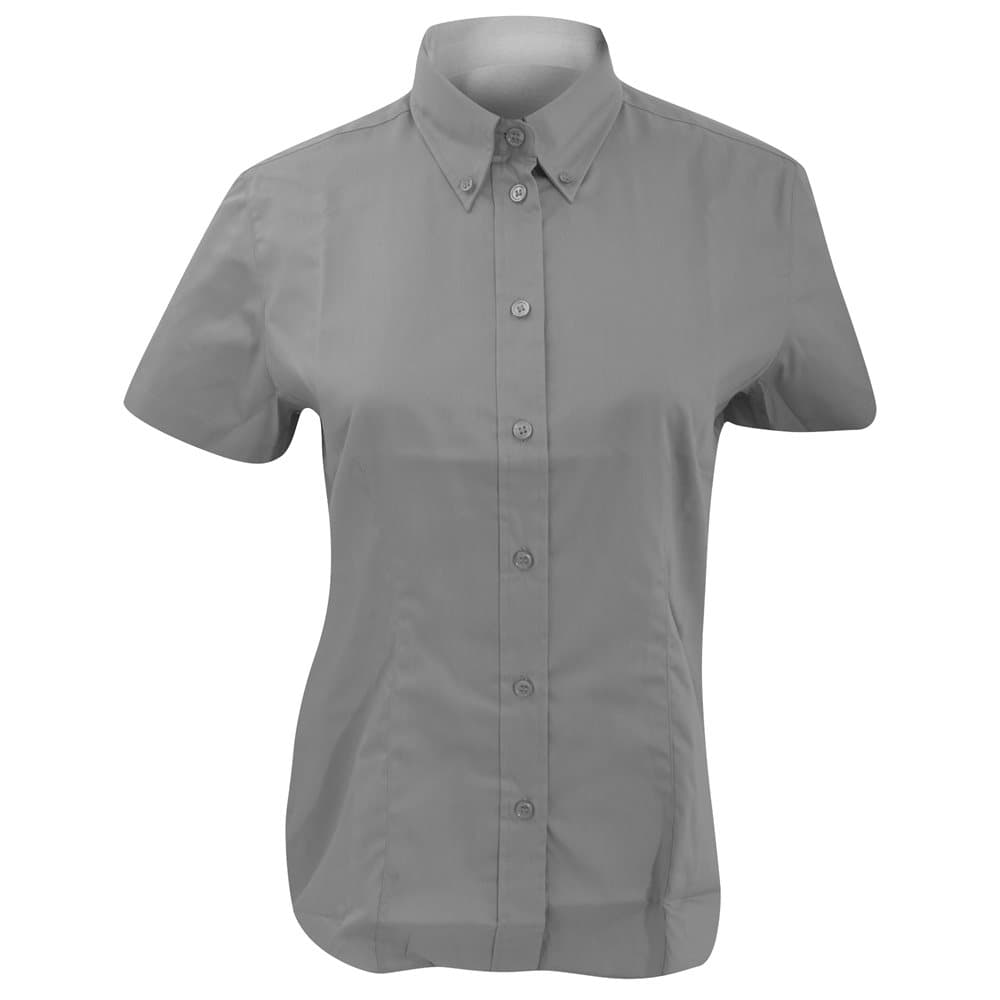 Kustom Kit Ladies Corporate Oxford Short Sleeve Shirt
