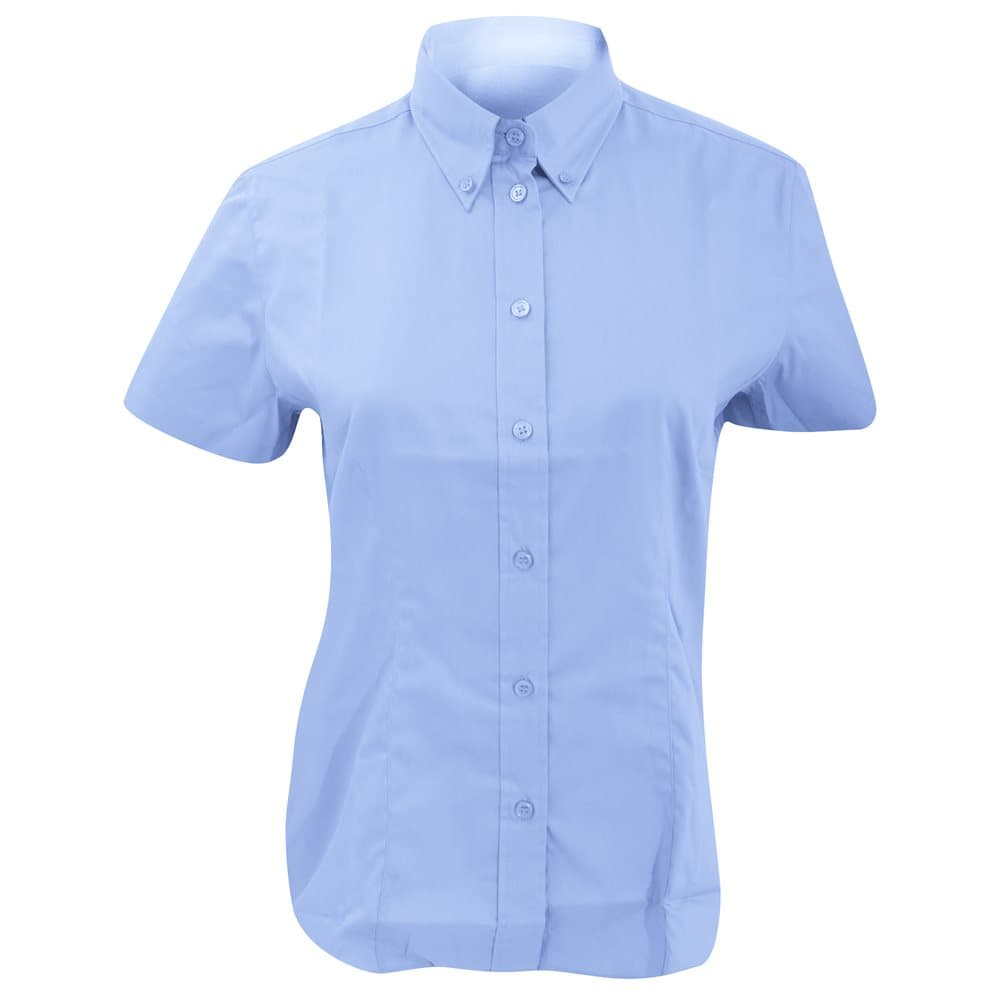Kustom Kit Ladies Corporate Oxford Short Sleeve Shirt