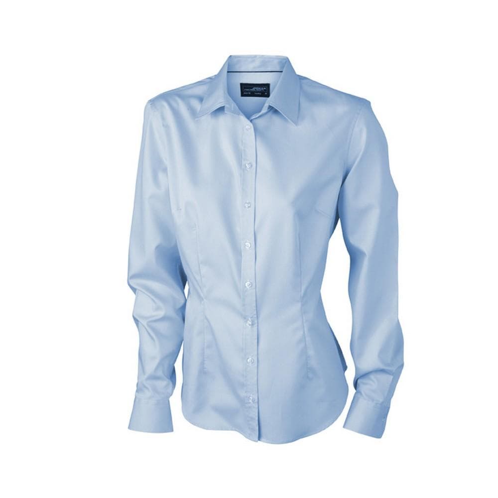 James and Nicholson Womens/Ladies Long-Sleeved Blouse