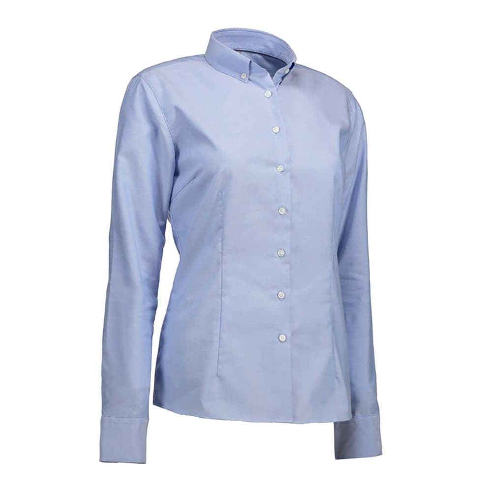 ID Womens/Ladies Oxford Shirt Modern Fit