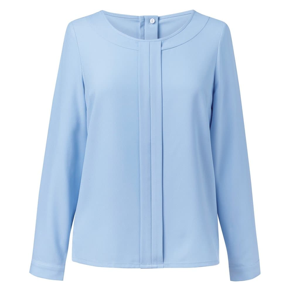Brook Taverner Womens/Ladies Roma Crepe De Chine Long Sleeved Blouse