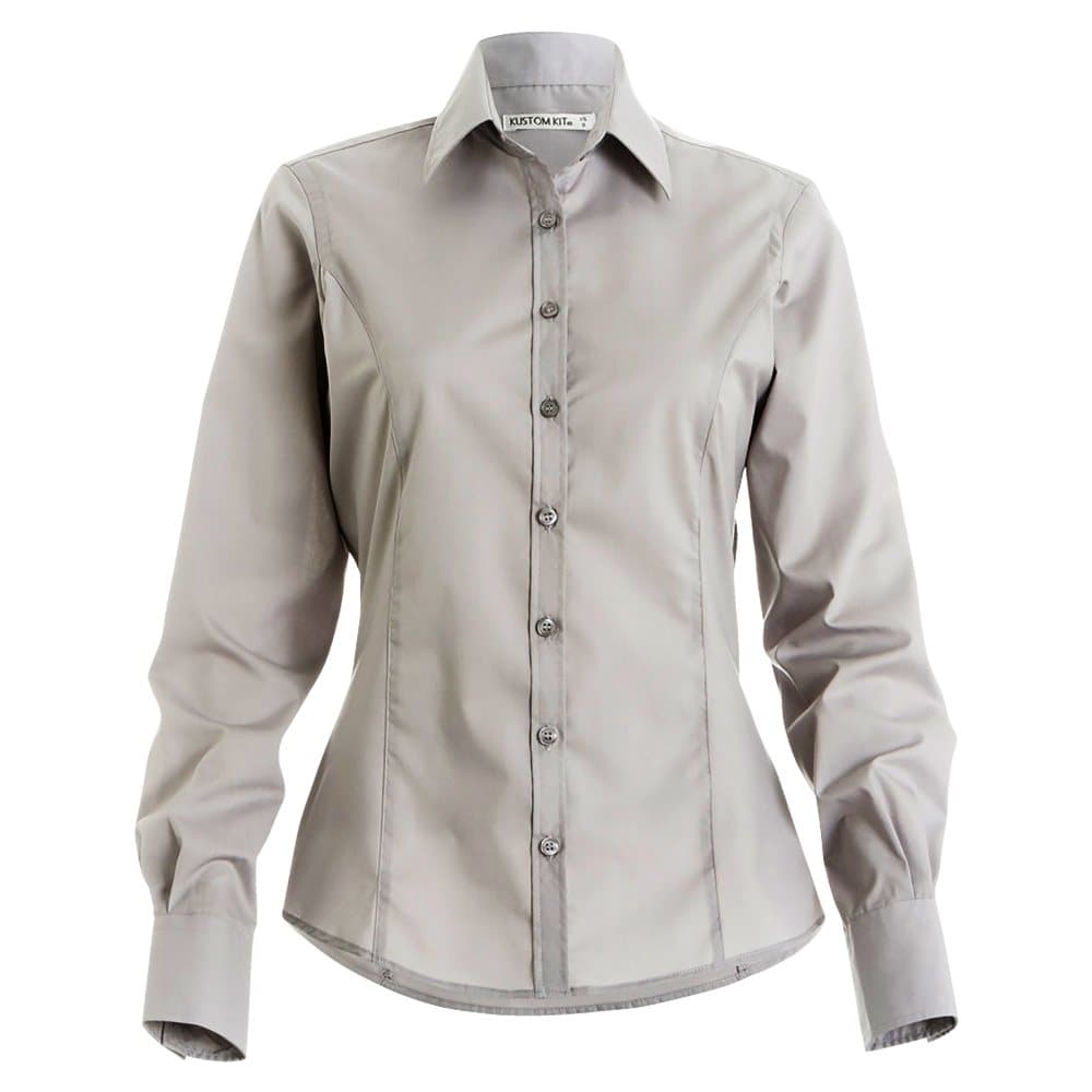 Kustom Kit Womens/Ladies Long Sleeve Business/Work Shirt
