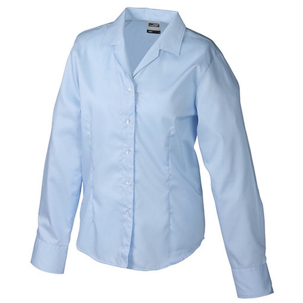 James and Nicholson Womens/Ladies Long Sleeve Business Blouse