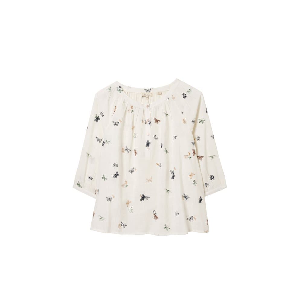 FatFace Womens/Ladies Mathilde Butterfly Embroidered Blouse