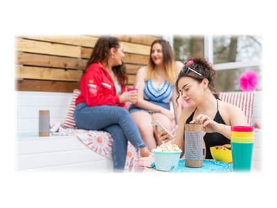 KitSound Diggit XL - Høyttaler - for bærbar bruk - trådløs - Bluetooth - bambus