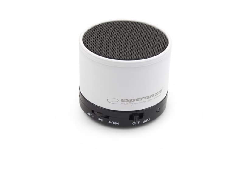 Esperanza EP115 RITMO - Högtalare - för bärbar användning - trådlös - Bluetooth - vit