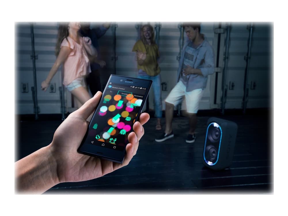 Sony GTK-XB60 - Högtalare - för bärbar användning - trådlös - NFC, Bluetooth - 2-vägs - svart