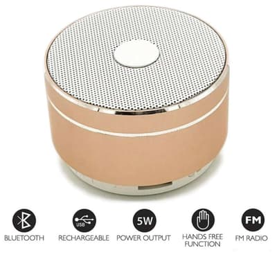 MUSIC Bluetooth högtalare - Gold
