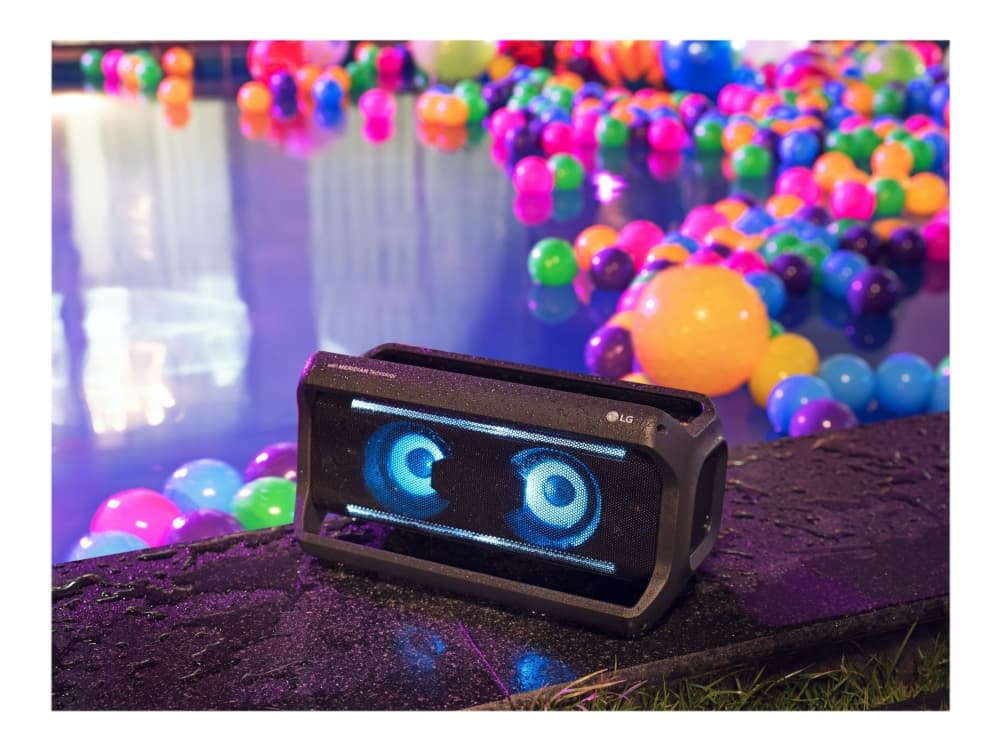 LG PK7 - Høyttaler - for bærbar bruk - trådløs - Bluetooth - 40 watt - toveis