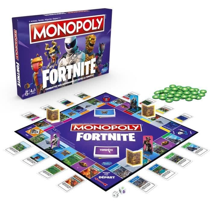 Monopol: Fortnite-utgåva, brädspel inspirerat av Fortnite-videospel från 13 år gammal