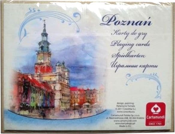 Cartamundi Watercolors Cards - Poznan 2x55 (1289000383)