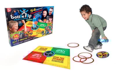 Christmas Shop Bottle Flip Challenge Board Game
