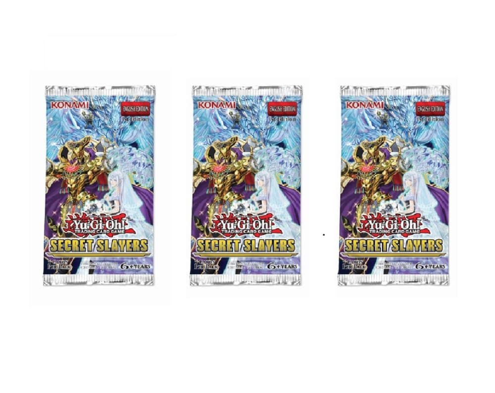 Yu-Gi-Oh! - TCG - Secret Slayers - Boosters 3-Pack.