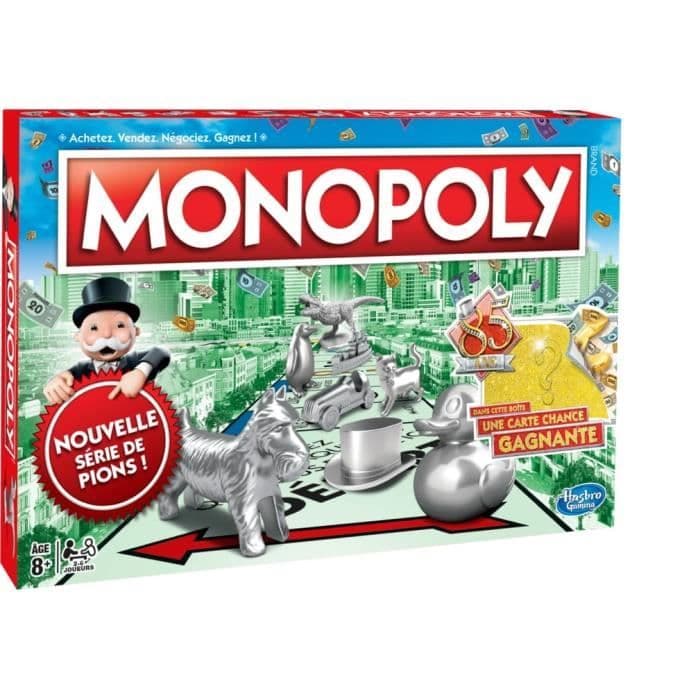 Monopoly Classic - Lautapeli - Lautapeli - Ranskalainen versio - La Chance Vous Sourit!