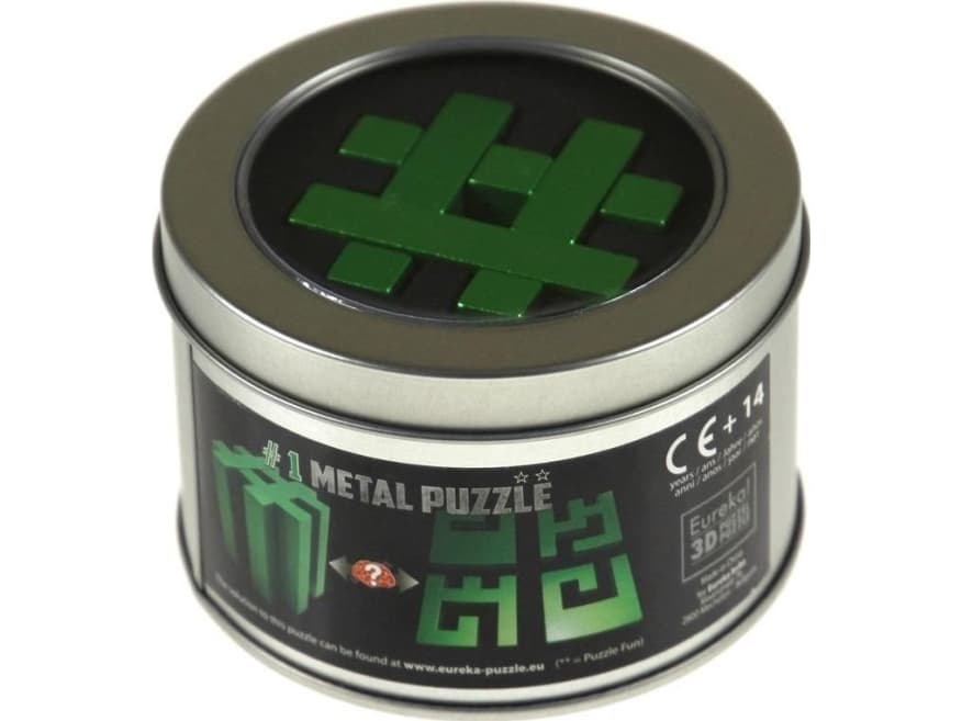 G3 Metal puzzle in a tin # 1 - level 2/4 G3
