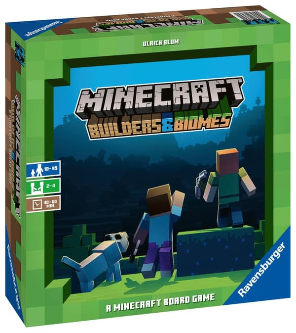 Ravensburger Minecraft: Builders & Biomes Lautapeli Laattojenasettelupeli