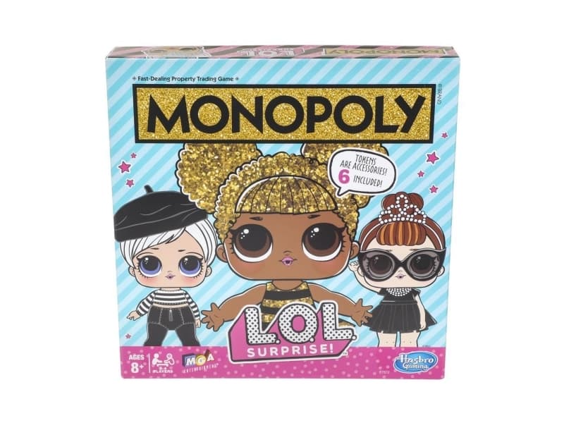 Hasbro HGA MONOPOLY LOL SURPRISE DK, Økonomisk simulering, Barn og voksne, Gutt/Jente, 8 år, Monopoly: L.O.L. SURPRISE!, Dansk