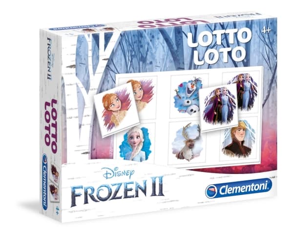 Clementoni Lotto Frozen 2, Gutt/Jente, 4 år, Frozen, Tysk, Engelsk, Spansk, Fransk, Italiensk, Flerfarget, Italia