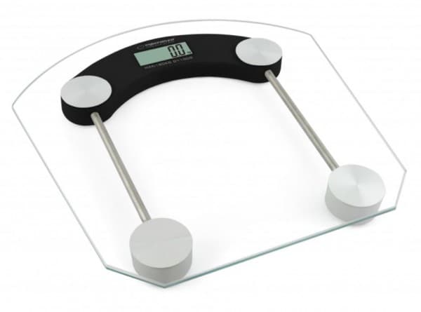 Esperanza EBS008K, Elektronisk personvåg, 180 kg, 100 g, kg,lb, Rektangel, Svart