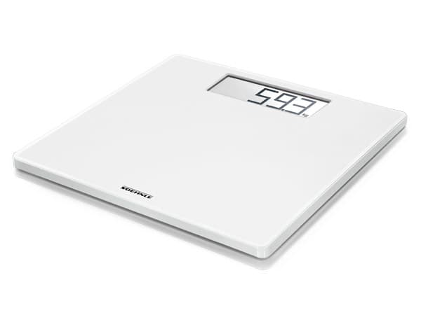 Soehnle Sense Safe 100, Elektronisk personvekt, 180 kg, 100 g, kg, lb, ST, firkant, Hvit