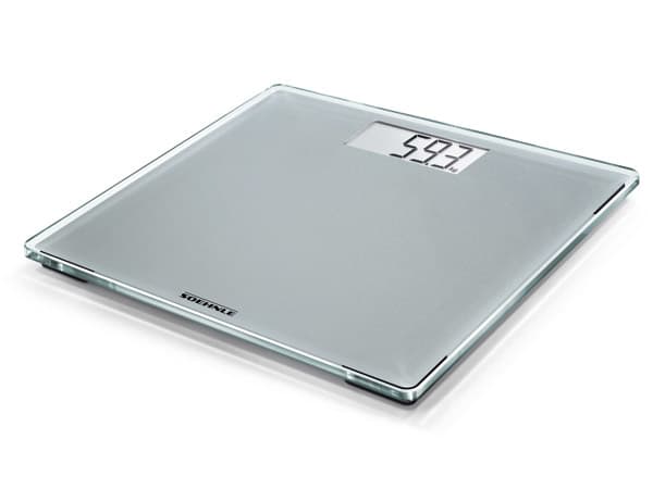 Soehnle Sense Compact 300, Elektronisk personvåg, 180 kg, 100 g, kg, lb, st, Torg, Silver