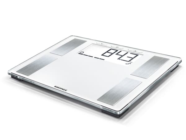 Soehnle Shape Sense Profi 100, Elektronisk personvekt, 180 kg, 100 g, kg, Rektangel, Sølv, Hvit