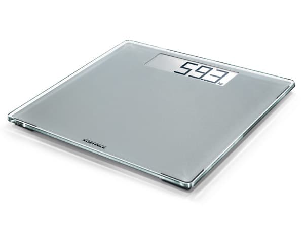 Soehnle Sense Comfort 400, Elektronisk personvekt, 180 kg, 100 g, kg,lb,st, firkant, Sølv