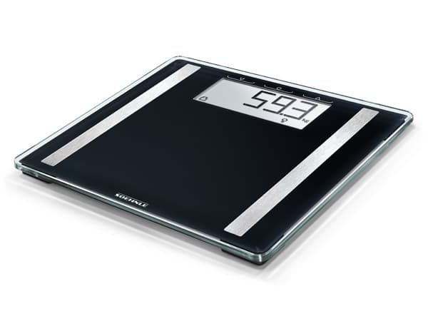 Soehnle Scale Shape Sense Control 100, Elektronisk personvekt, 180 kg, 100 g, kg,lb,st, firkant, Svart