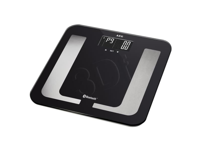 AEG PW 5653 BT, Elektronisk personvekt, 150 kg, 100 g, kg,lb, firkant, Svart