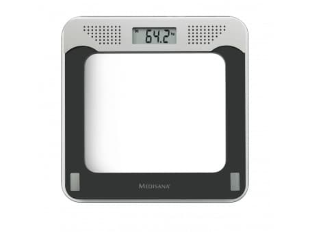 Medisana 40448, Elektronisk personvåg, 180 kg, 100 g, kg, Rektangel, Svart, Grå