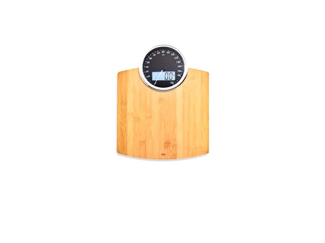 ADE BE 1719, Elektronisk personvekt, 180 kg, 100 g, kg,lb, Rektangel, Svart, Sølv, Tre