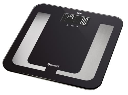 AEG PW 5653 BT, Elektronisk personvekt, 150 kg, 100 g, kg,lb, firkant, Svart