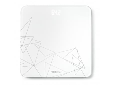 Medisana PS 437, Elektronisk personvekt, 180 kg, 0,1 g, kg,lb,st, Rektangel, Grå, Hvit