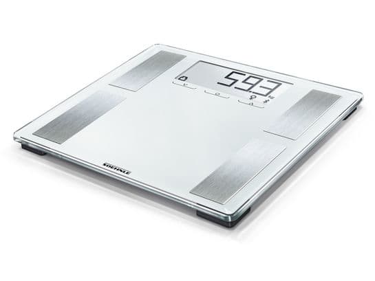 Soehnle Shape Sense Connect 100, Elektronisk personvekt, 180 kg, 100 g, kg,lb,st, Rektangel, Sølv