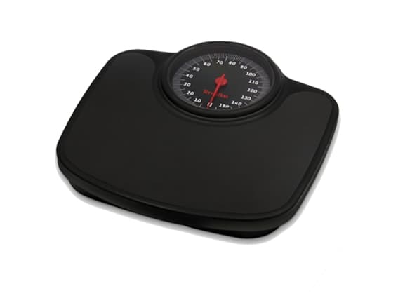 Terraillon Tneo, Mekanisk personvekt, 150 kg, 1 kg, kg, firkant, Svart