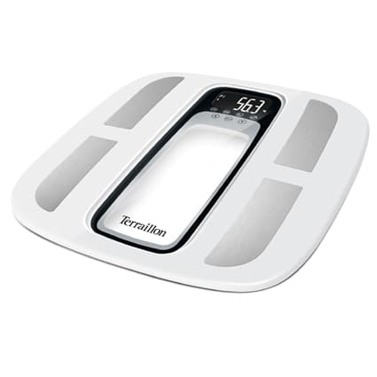 Terraillon Window Coach, Elektronisk personvekt, 160 kg, 100 g, kg, Rektangel, Hvit