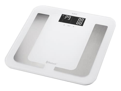 AEG PW 5653 BT, Elektronisk personvåg, 150 kg, 100 g, kg, lb, Torg, Vit