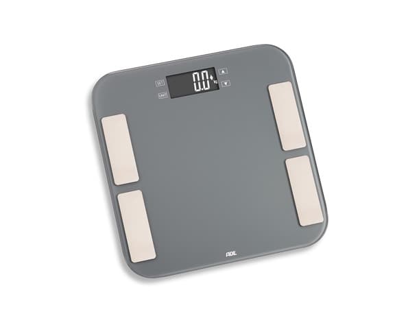 ADE BA1807, Elektronisk personvåg, 180 kg, kg,lb, Torg, Grå, Glas