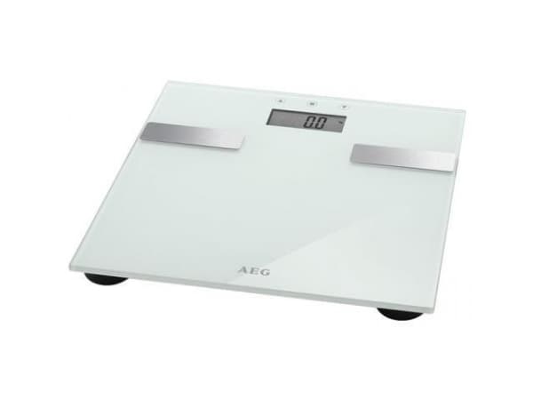 AEG PW 5644, Elektronisk personvekt, 180 kg, 100 g, kg,kg/lb,lb, firkant, Hvit